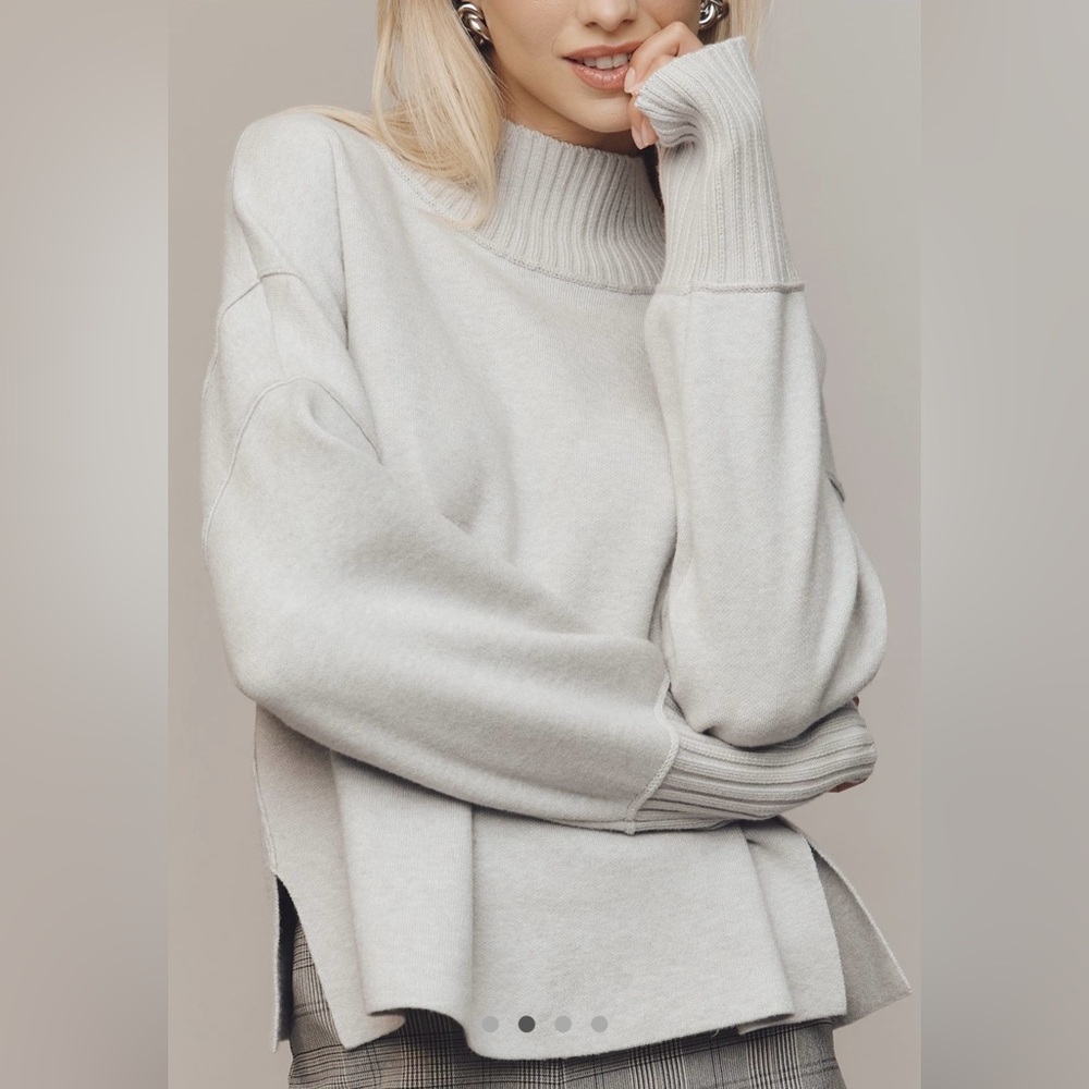 NWT Anthropologie The Logan Turtleneck Sweater by Maeve - Picture 2 of 9